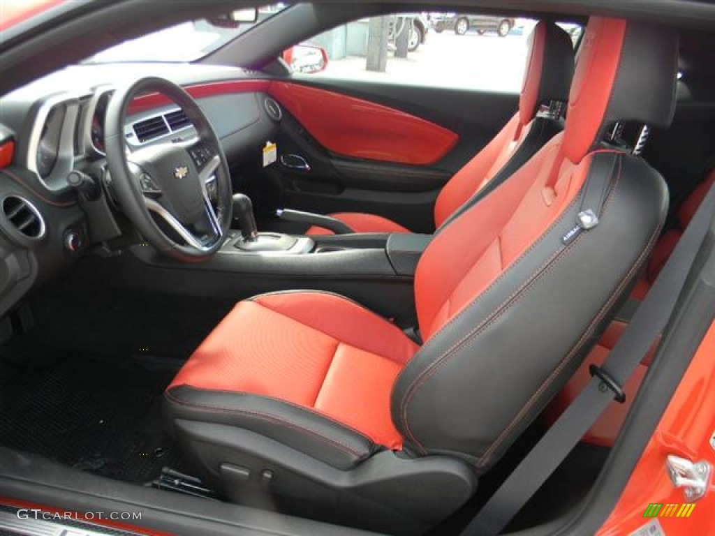 Inferno Orange/Black Interior 2012 Chevrolet Camaro SS/RS Coupe Photo #58074356