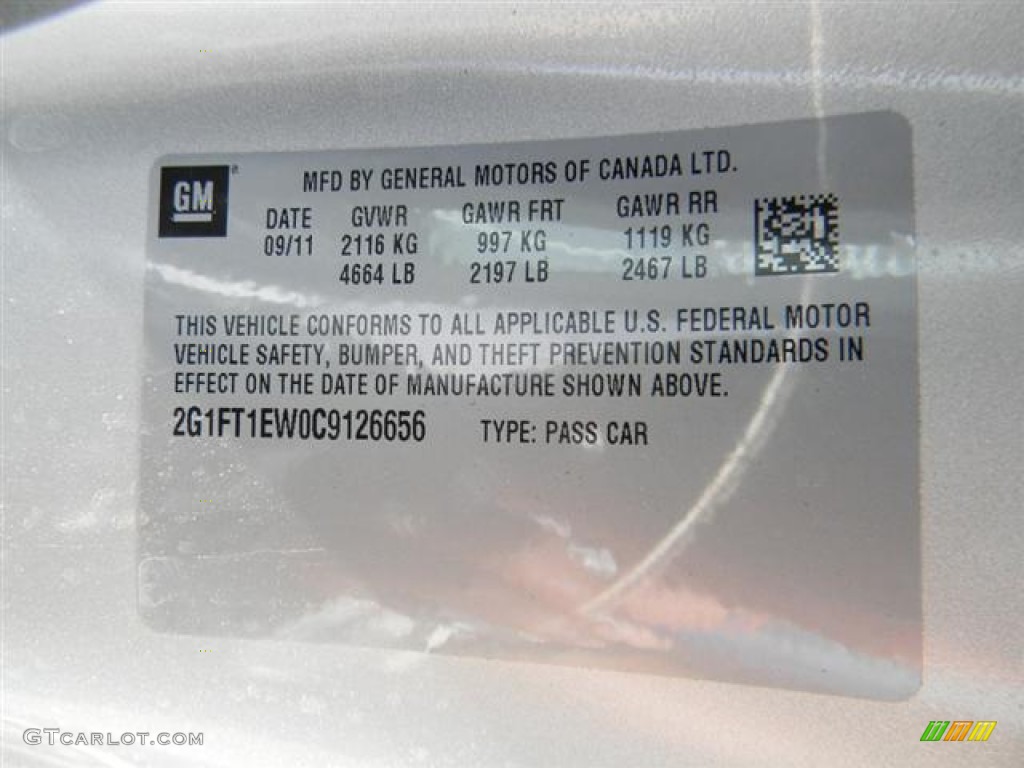 2012 Camaro SS/RS Coupe - Silver Ice Metallic / Gray photo #13