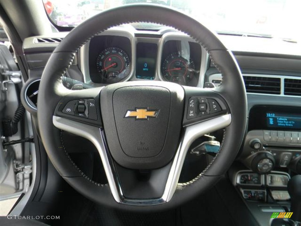 2012 Chevrolet Camaro LT Coupe Black Steering Wheel Photo #58074681