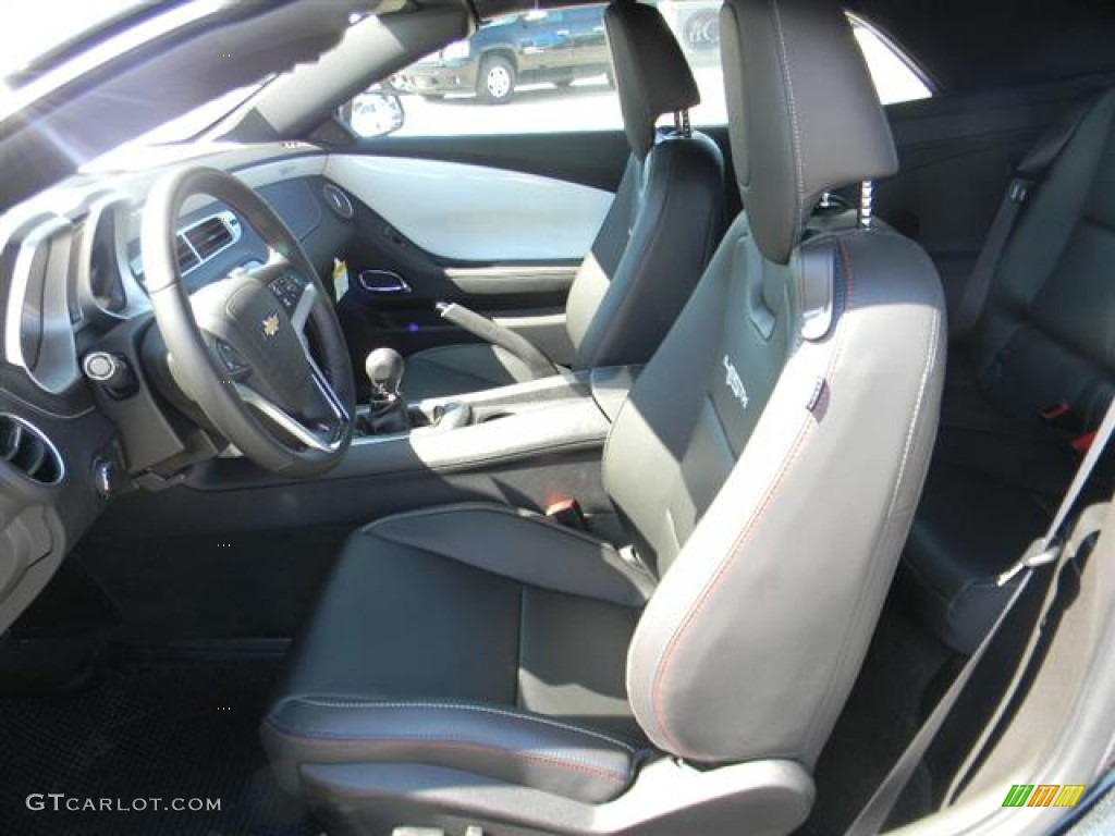 Jet Black Interior 2012 Chevrolet Camaro SS 45th Anniversary Edition Convertible Photo #58074946