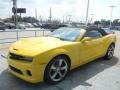 2012 Rally Yellow Chevrolet Camaro SS/RS Convertible  photo #8