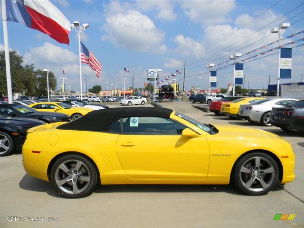 Rally Yellow 2012 Chevrolet Camaro SS/RS Convertible Exterior Photo #58075075