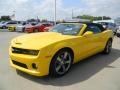 2012 Rally Yellow Chevrolet Camaro SS/RS Convertible  photo #8