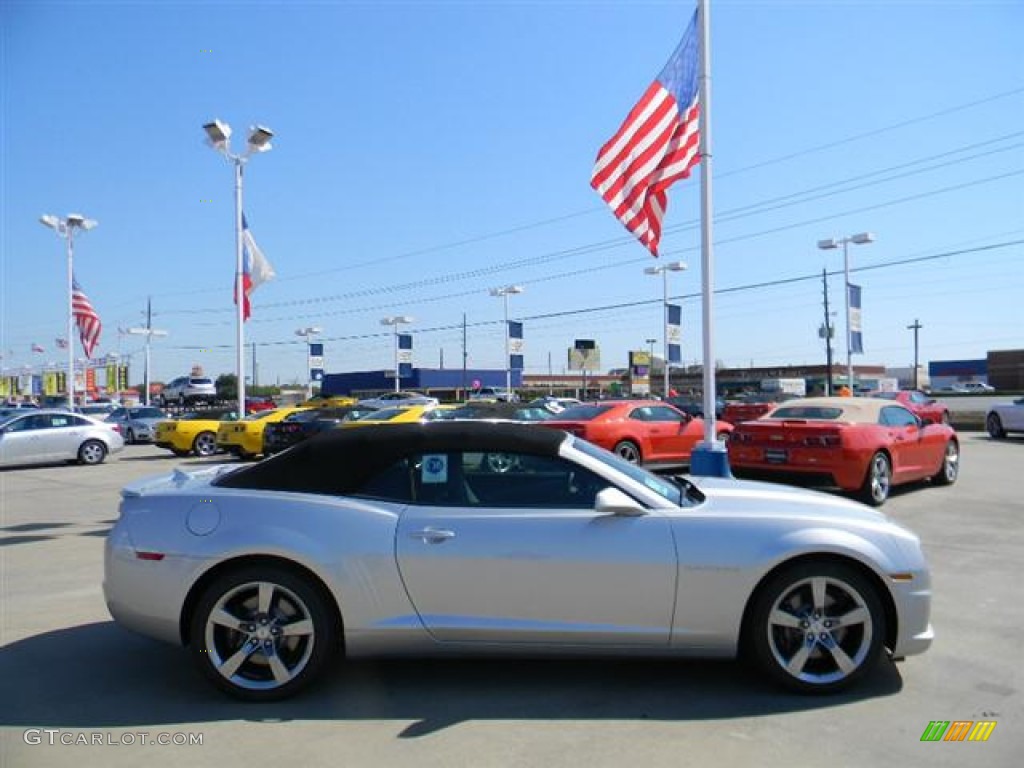 2012 Camaro SS/RS Convertible - Silver Ice Metallic / Black photo #3