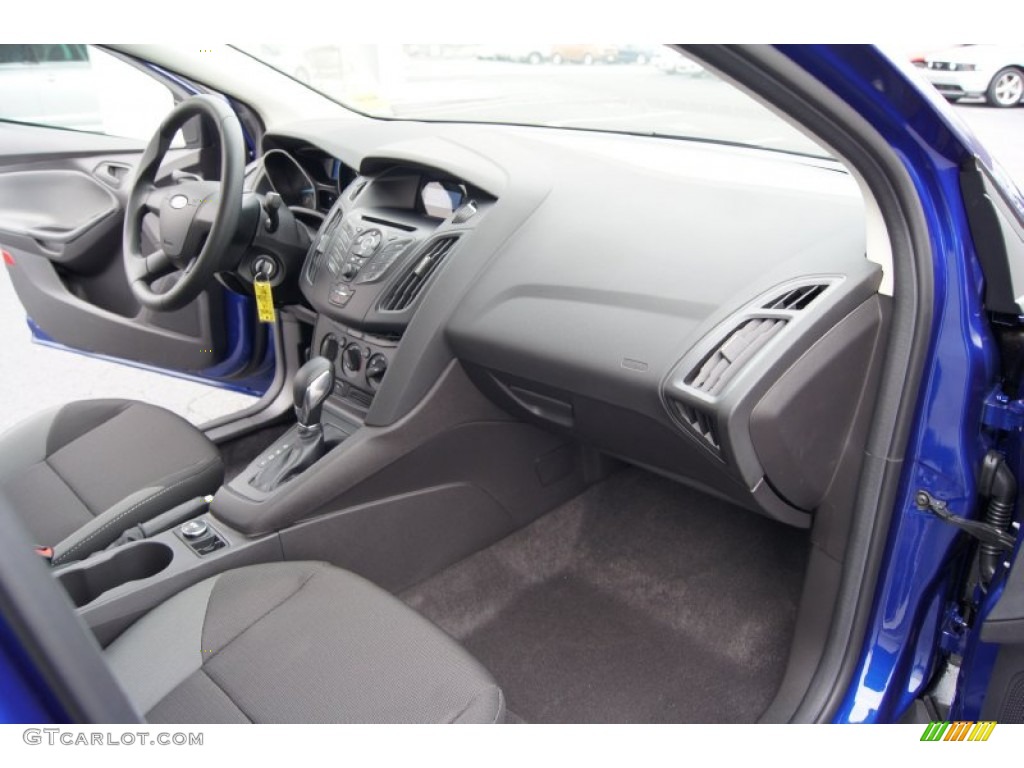 2012 Focus S Sedan - Sonic Blue Metallic / Charcoal Black photo #14