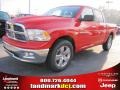 2012 Flame Red Dodge Ram 1500 Big Horn Crew Cab  photo #1