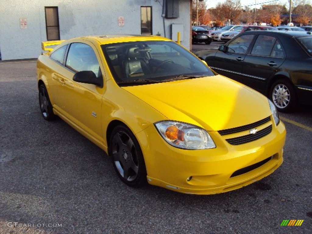 Rally Yellow 2005 Chevrolet Cobalt SS Supercharged Coupe Exterior Photo #58075812