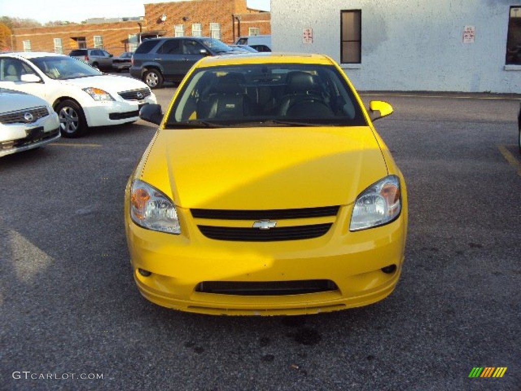 2005 Cobalt SS Supercharged Coupe - Rally Yellow / Ebony photo #2