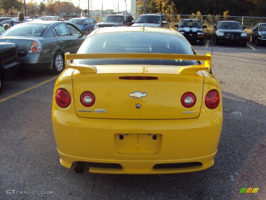 2005 Cobalt SS Supercharged Coupe - Rally Yellow / Ebony photo #3