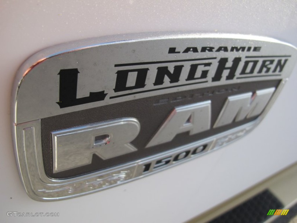 2012 Ram 1500 Laramie Longhorn Crew Cab - Bright White / Light Pebble Beige/Bark Brown photo #6