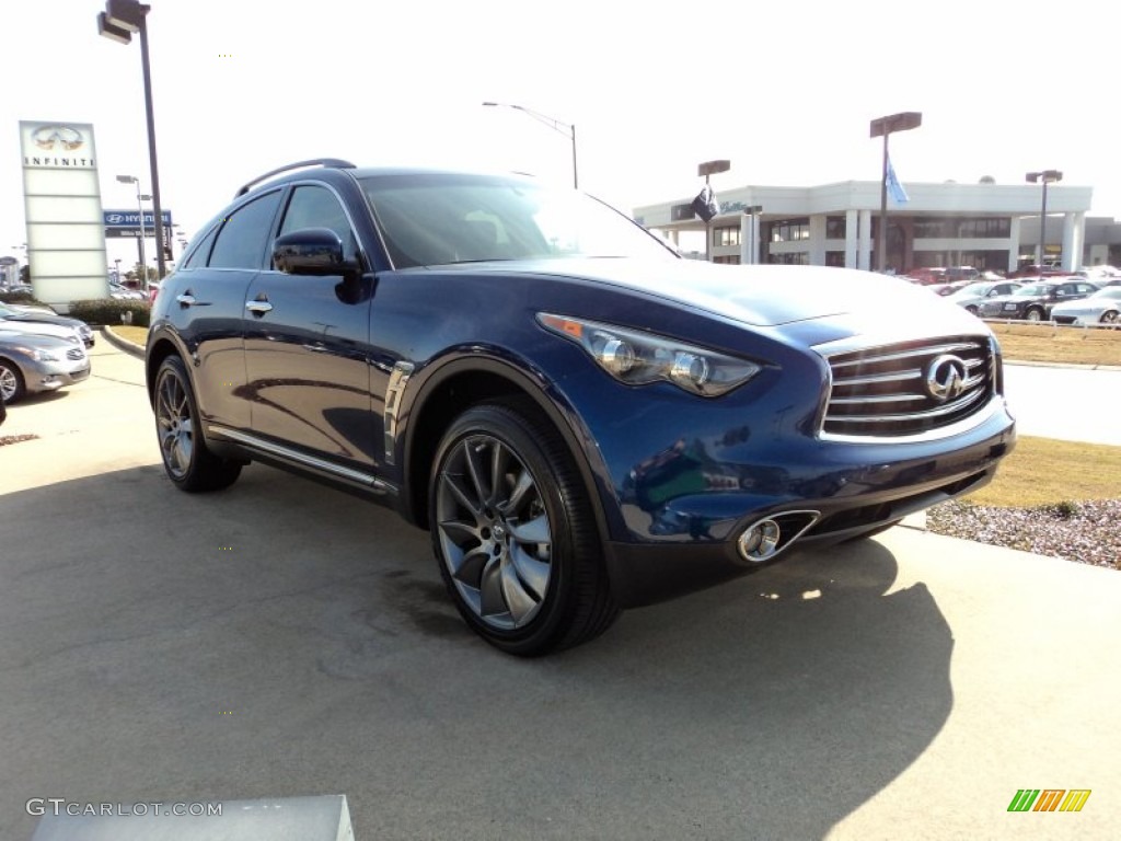 2012 FX 35 AWD Limited Edition - Iridium Blue / Graphite photo #2