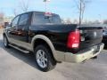 2012 Black Dodge Ram 1500 Laramie Longhorn Crew Cab 4x4  photo #2