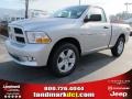 2012 Bright Silver Metallic Dodge Ram 1500 Express Regular Cab  photo #1