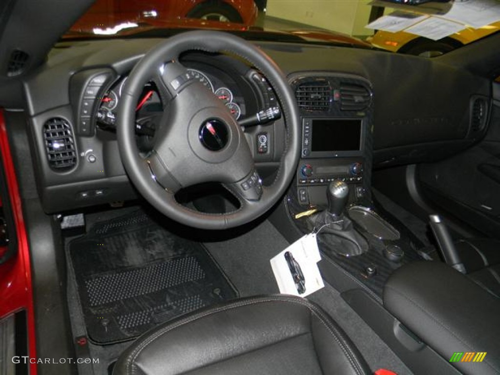 2012 Chevrolet Corvette Z06 Ebony Dashboard Photo #58076590