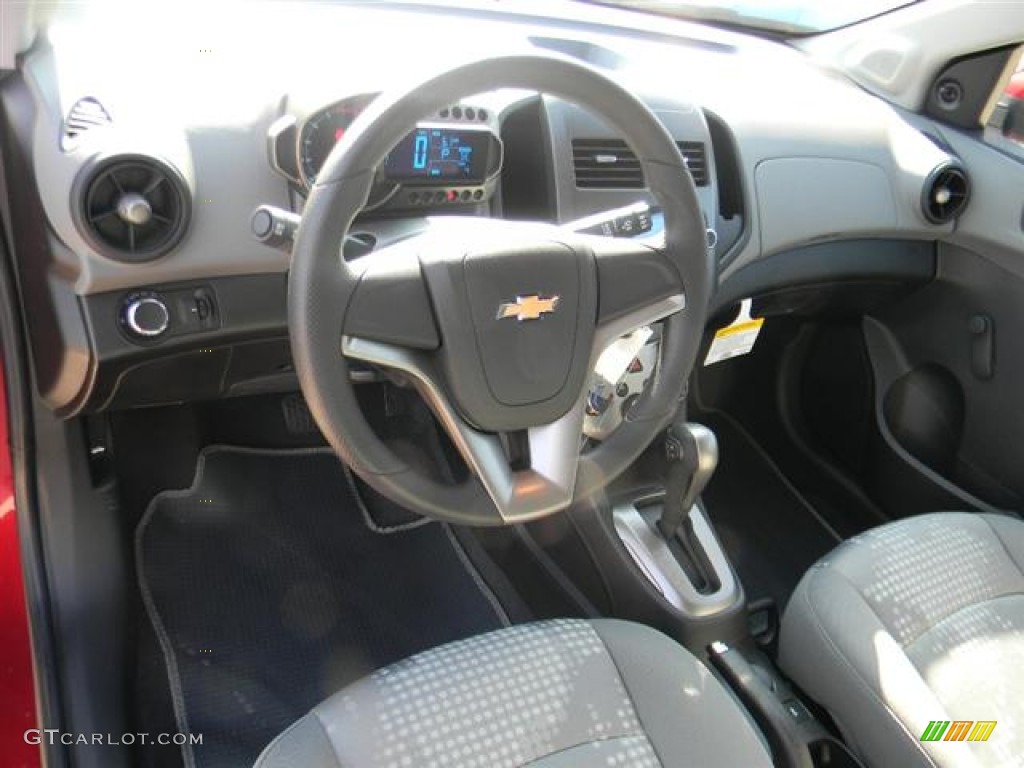 2012 Chevrolet Sonic LS Hatch Jet Black/Dark Titanium Dashboard Photo #58076808