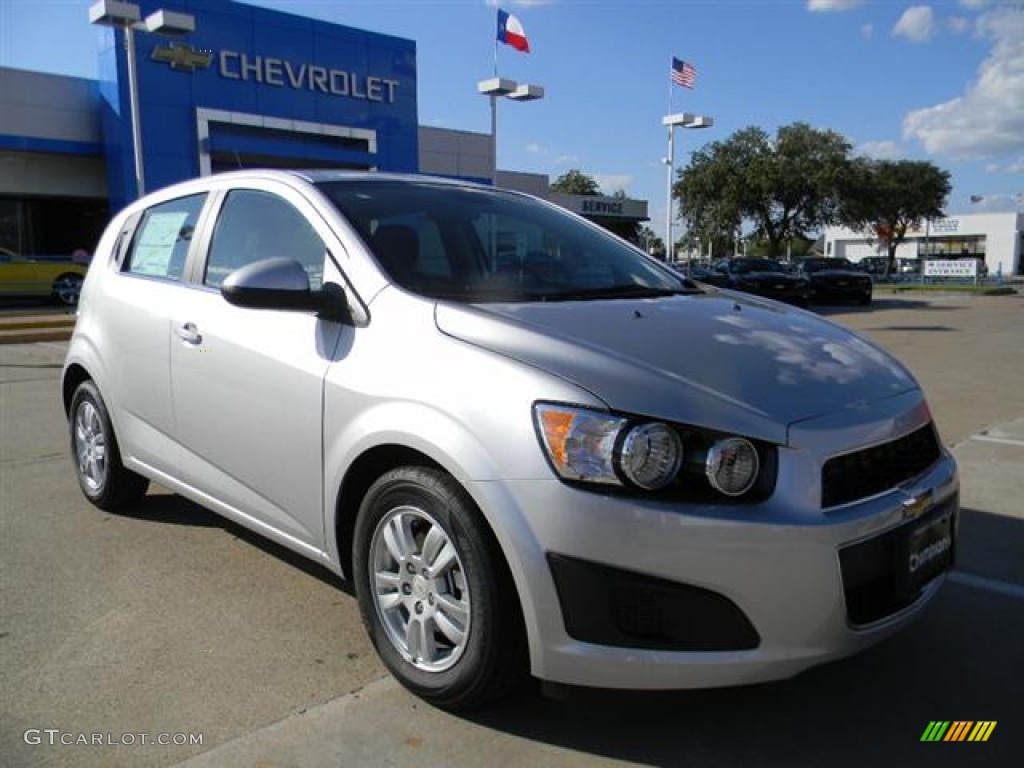 2012 Sonic LT Hatch - Silver Ice Metallic / Dark Pewter/Dark Titanium photo #3