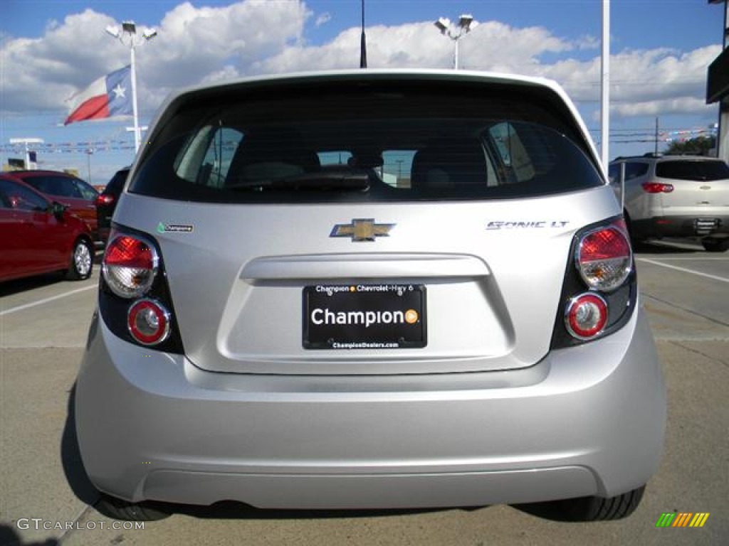 2012 Sonic LT Hatch - Silver Ice Metallic / Dark Pewter/Dark Titanium photo #6