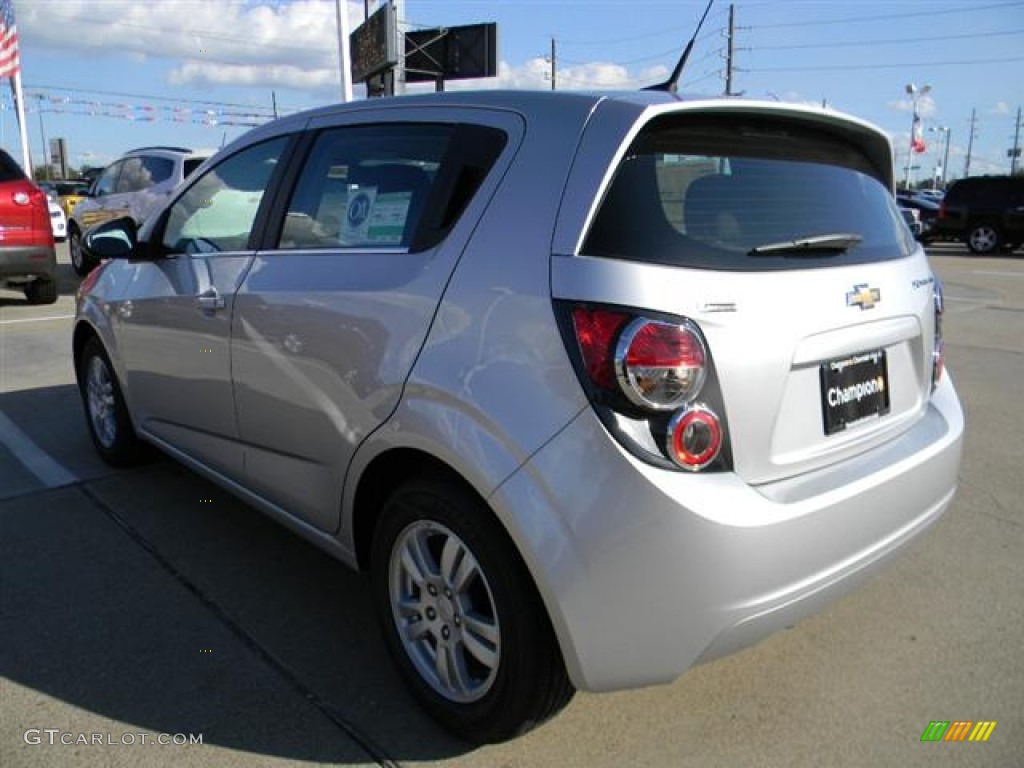 2012 Sonic LT Hatch - Silver Ice Metallic / Dark Pewter/Dark Titanium photo #7