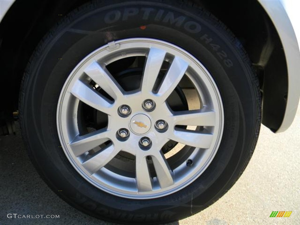 2012 Sonic LT Hatch - Silver Ice Metallic / Dark Pewter/Dark Titanium photo #9