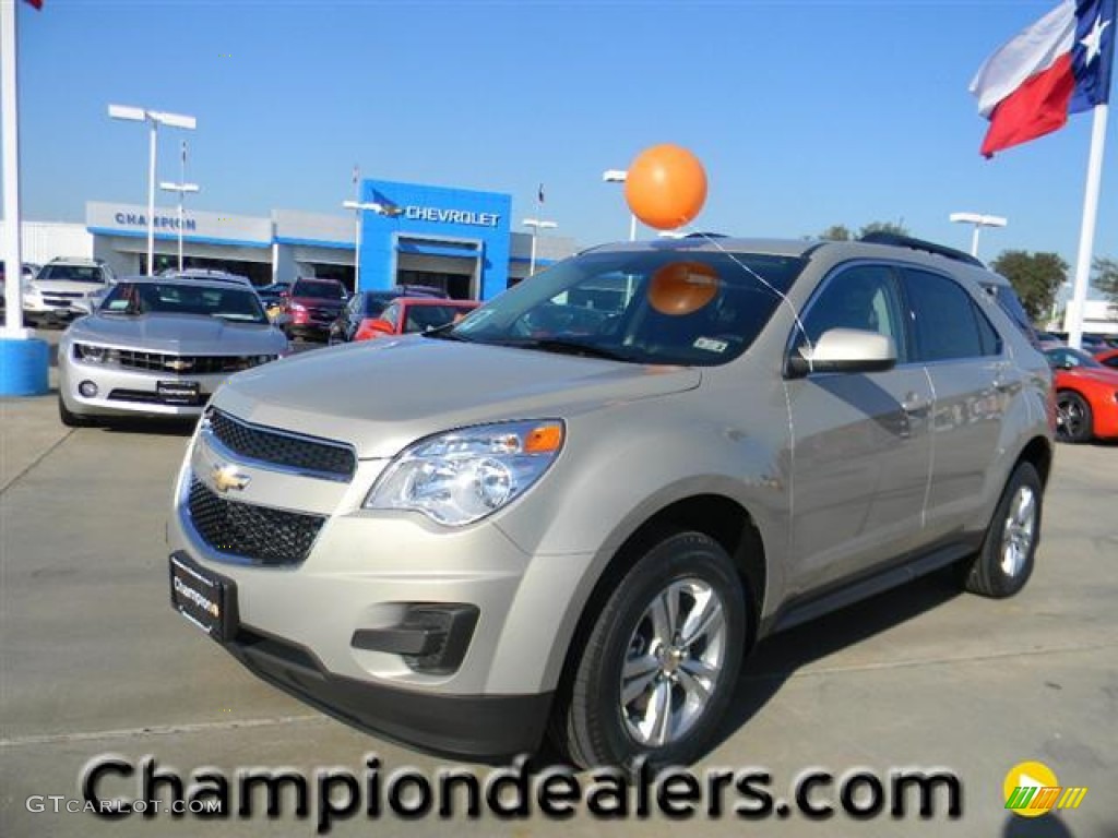 2012 Equinox LT - Gold Mist Metallic / Jet Black photo #1