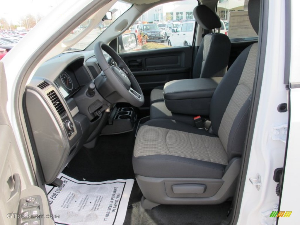 2012 Ram 1500 Express Crew Cab - Bright White / Dark Slate Gray/Medium Graystone photo #7