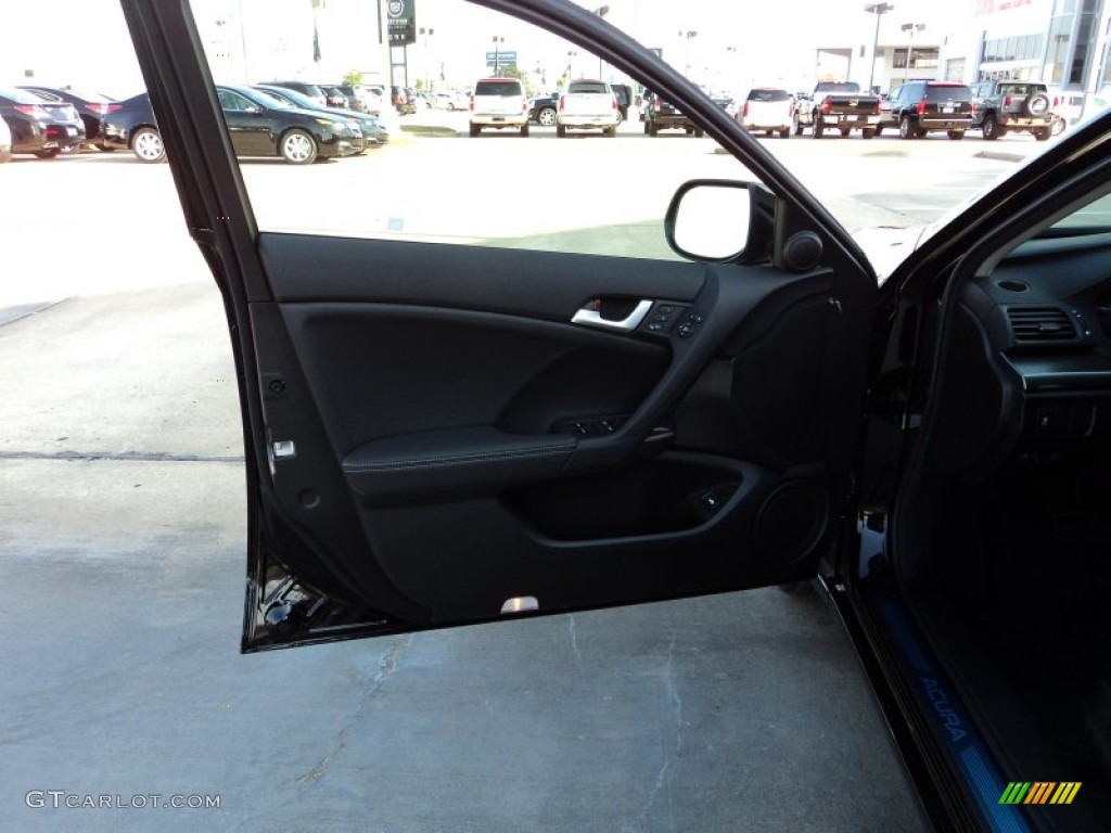 2012 TSX Technology Sedan - Crystal Black Pearl / Ebony photo #16