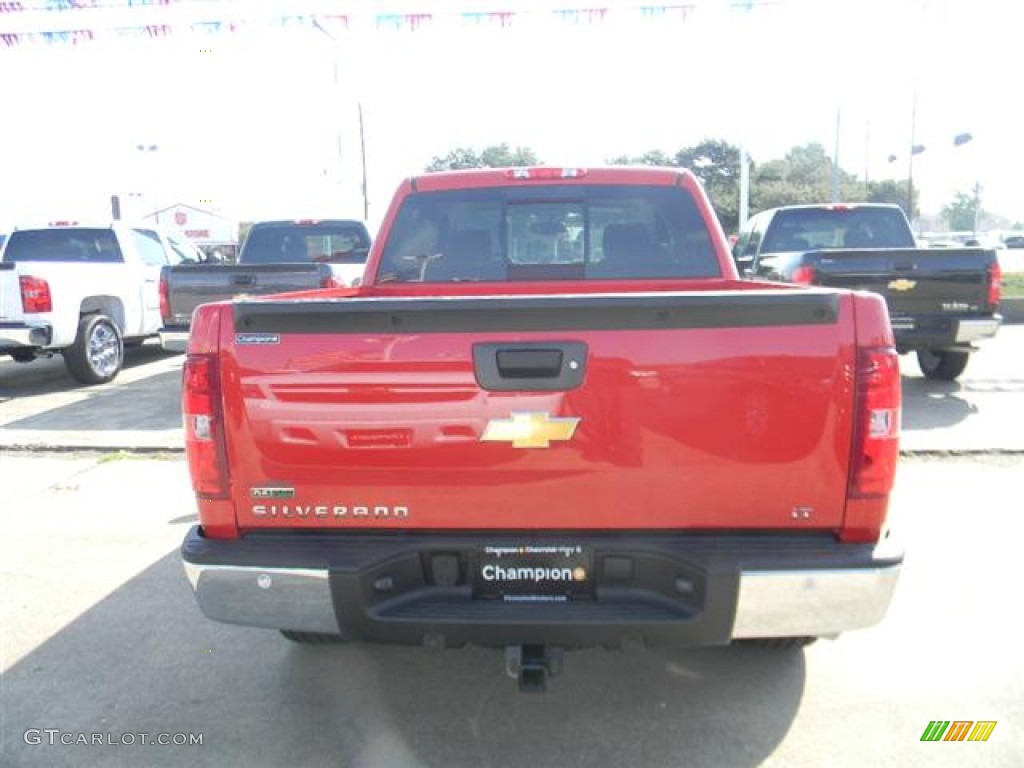 2011 Silverado 1500 LT Crew Cab - Victory Red / Light Cashmere/Ebony photo #4