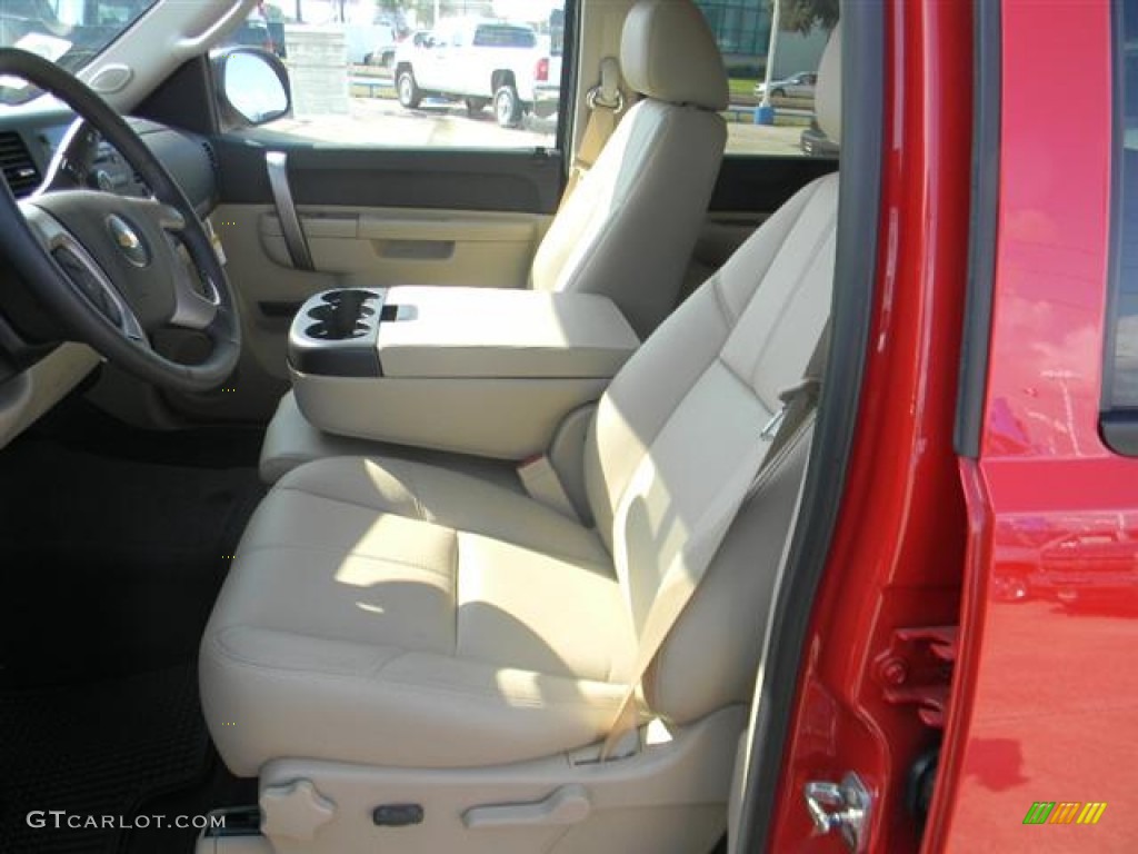 2011 Silverado 1500 LT Crew Cab - Victory Red / Light Cashmere/Ebony photo #6