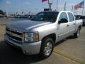 2011 Sheer Silver Metallic Chevrolet Silverado 1500 LT Crew Cab  photo #8