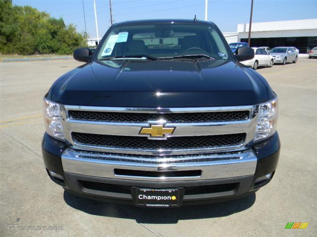 2011 Silverado 1500 LT Crew Cab - Black / Light Titanium/Ebony photo #2