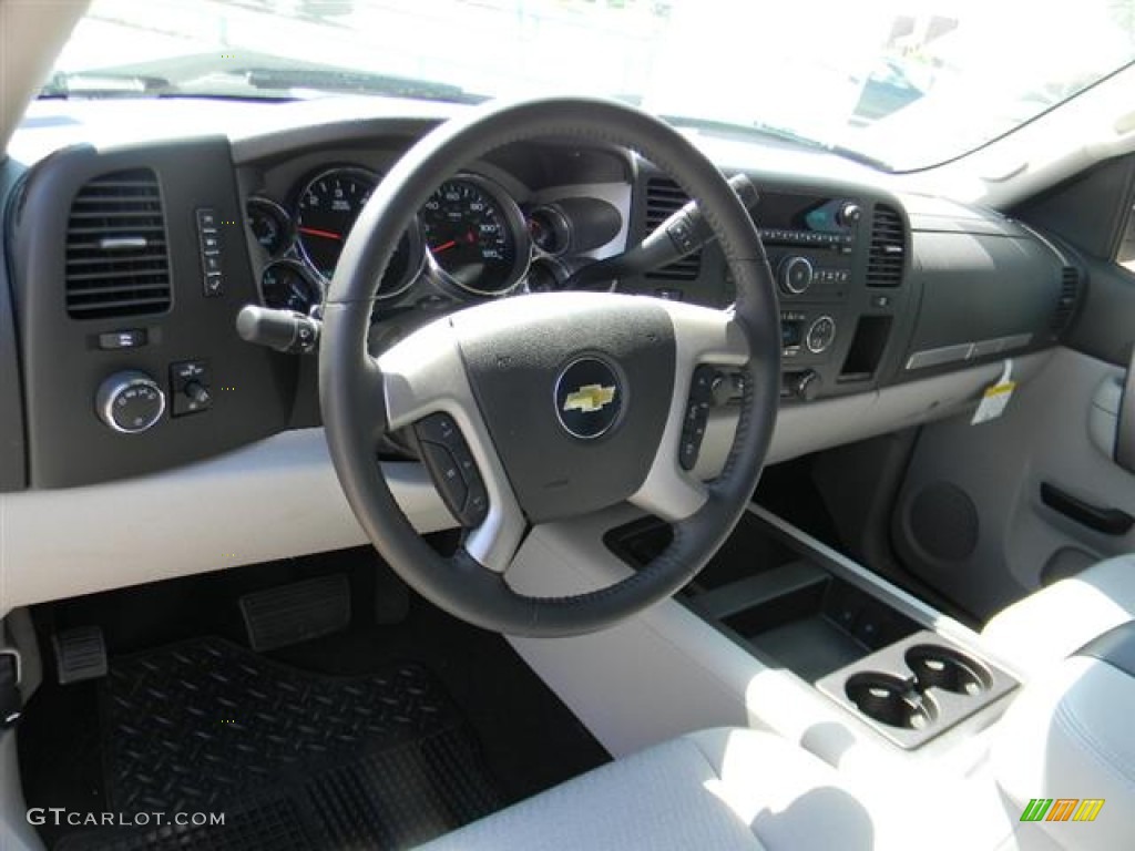 2011 Silverado 1500 LT Crew Cab - Black / Light Titanium/Ebony photo #7