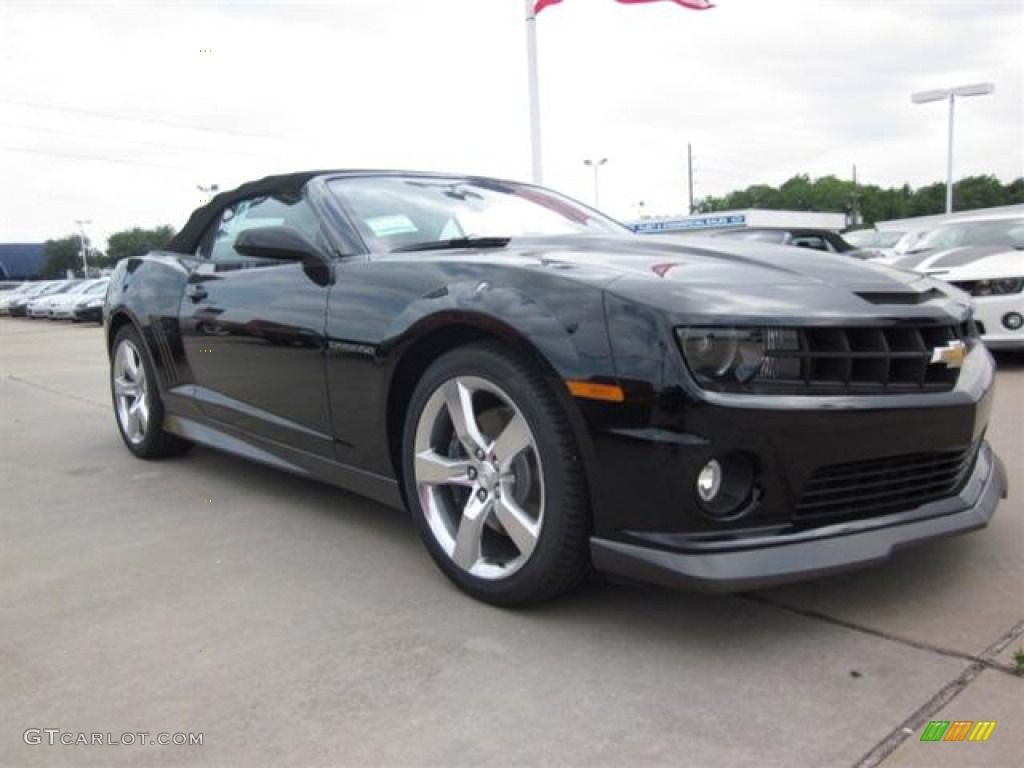 Black 2011 Chevrolet Camaro SS/RS Convertible Exterior Photo #58078736