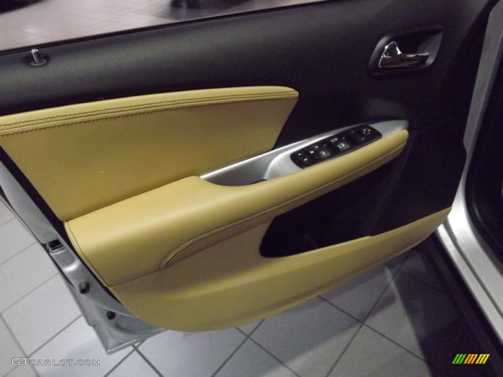 2012 Dodge Journey Crew Black/Light Frost Beige Door Panel Photo #58078970