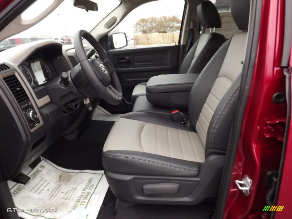 2012 Ram 1500 Express Quad Cab - Deep Cherry Red Crystal Pearl / Dark Slate Gray/Medium Graystone photo #11