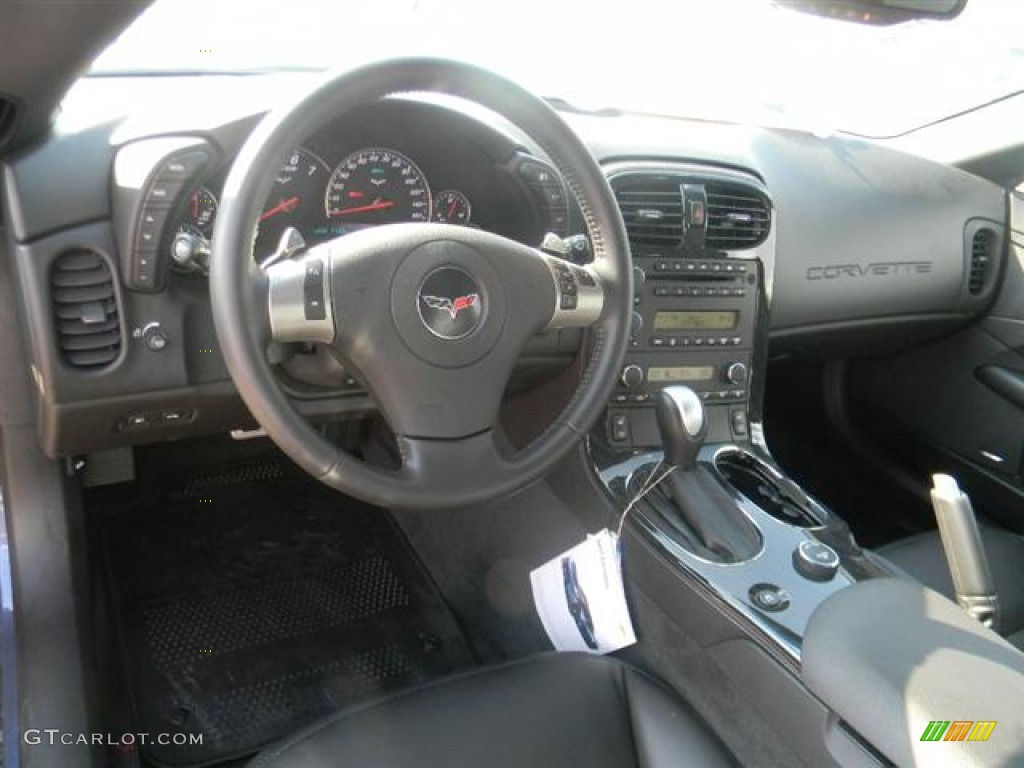 2011 Chevrolet Corvette Coupe Ebony Black Dashboard Photo #58079116