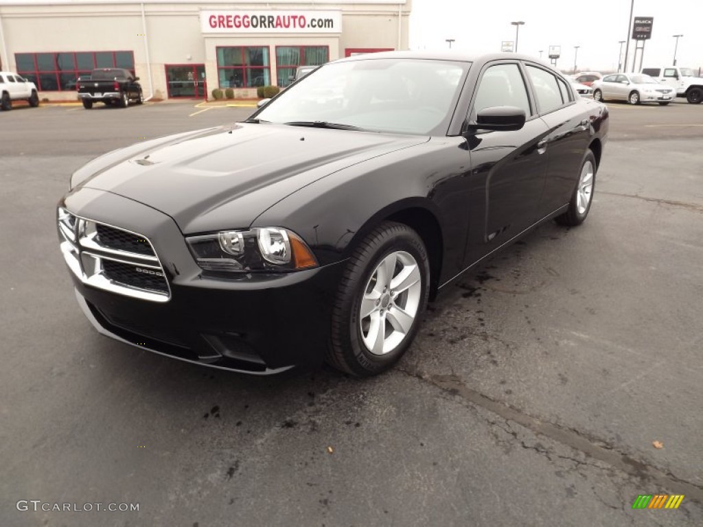 Pitch Black Dodge Charger