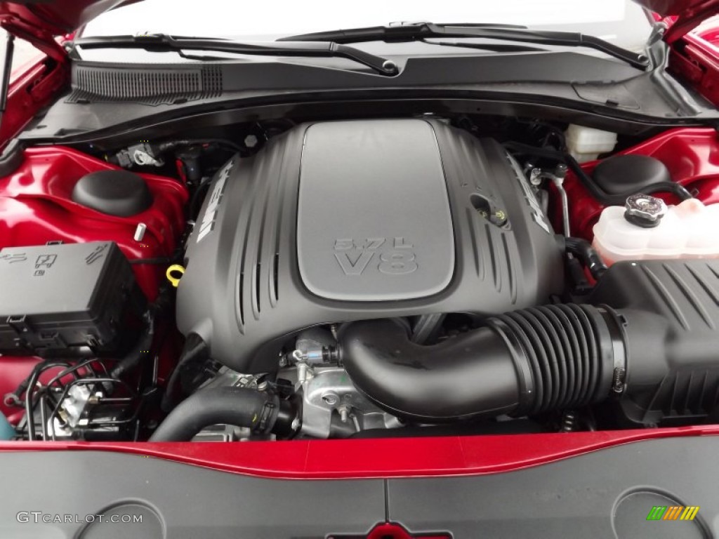 2012 Dodge Charger R/T Plus 5.7 Liter HEMI OHV 16-Valve V8 Engine Photo #58079813