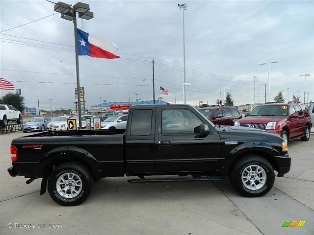 Black 2010 Ford Ranger Sport SuperCab 4x4 Exterior Photo #58080396