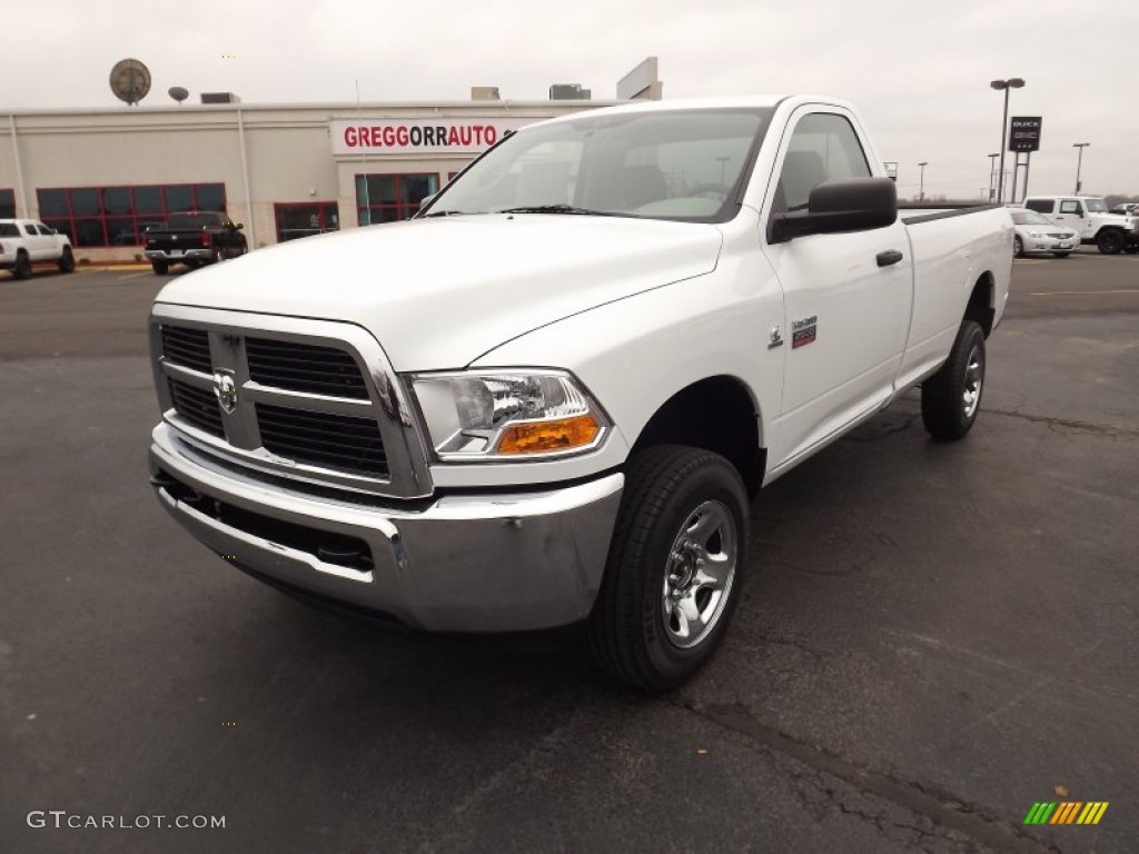 2012 Ram 2500 HD ST Regular Cab 4x4 - Bright White / Dark Slate/Medium Graystone photo #1