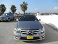 2012 Palladium Silver Metallic Mercedes-Benz C 250 Coupe  photo #2