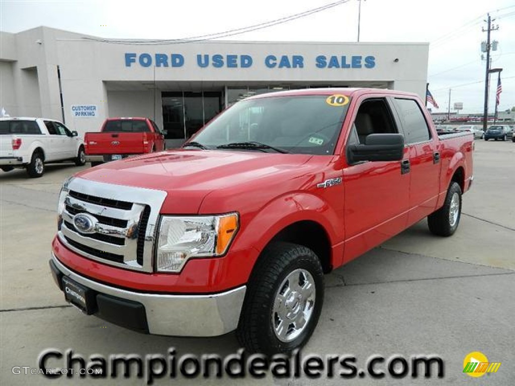 Vermillion Red Ford F150