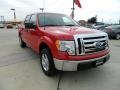 2010 Vermillion Red Ford F150 XLT SuperCrew  photo #3