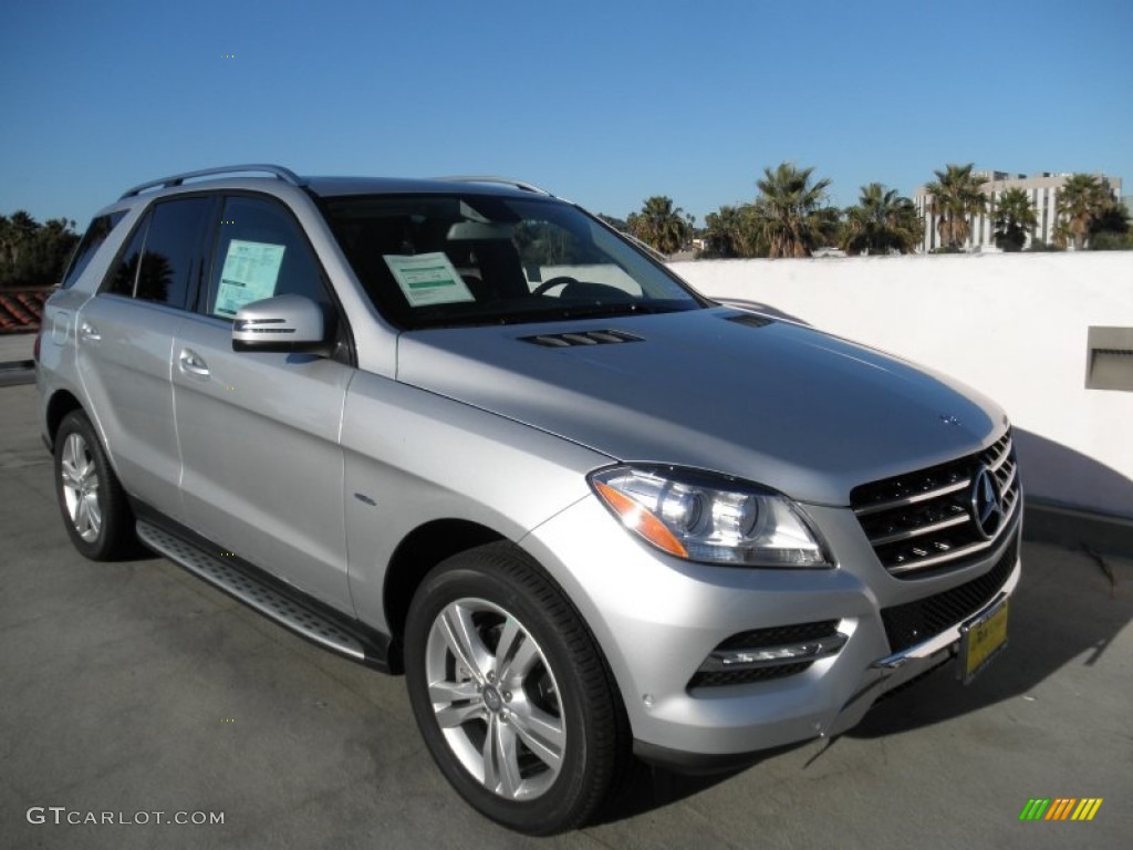 Iridium Silver Metallic 2012 Mercedes-Benz ML 350 BlueTEC 4Matic Exterior Photo #58082246