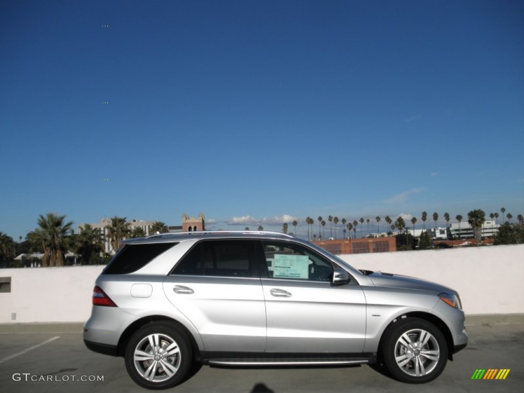 Iridium Silver Metallic 2012 Mercedes-Benz ML 350 BlueTEC 4Matic Exterior Photo #58082261