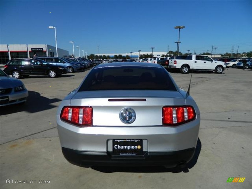 2010 Mustang V6 Coupe - Brilliant Silver Metallic / Stone photo #6