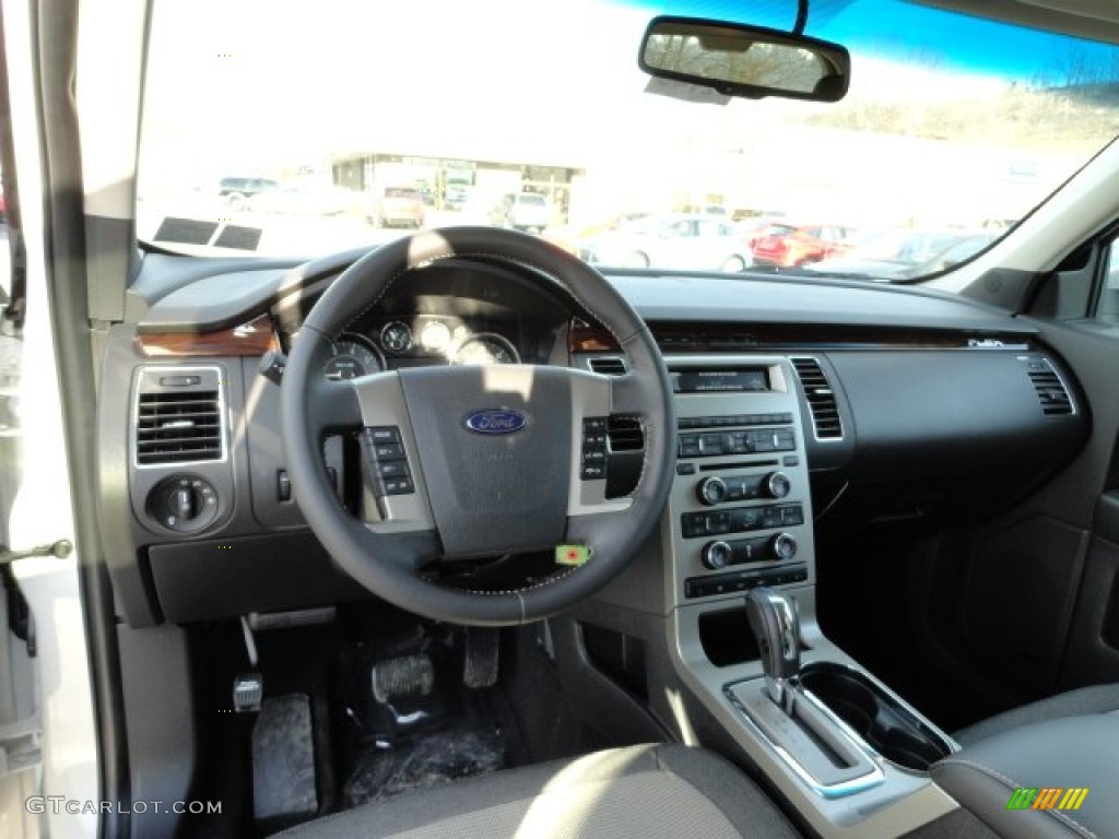 2012 Ford Flex SEL Charcoal Black Dashboard Photo #58082956