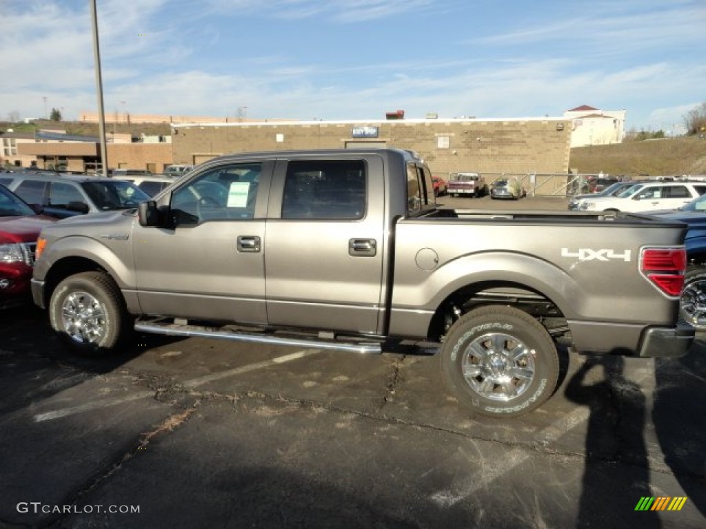 2011 F150 XLT SuperCrew 4x4 - Sterling Grey Metallic / Steel Gray photo #4