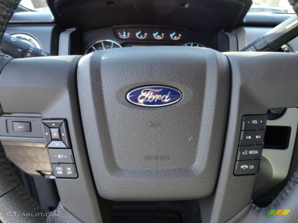 2011 F150 XLT SuperCrew 4x4 - Sterling Grey Metallic / Steel Gray photo #13