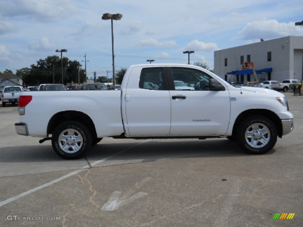 2008 Tundra Double Cab - Super White / Graphite Gray photo #4