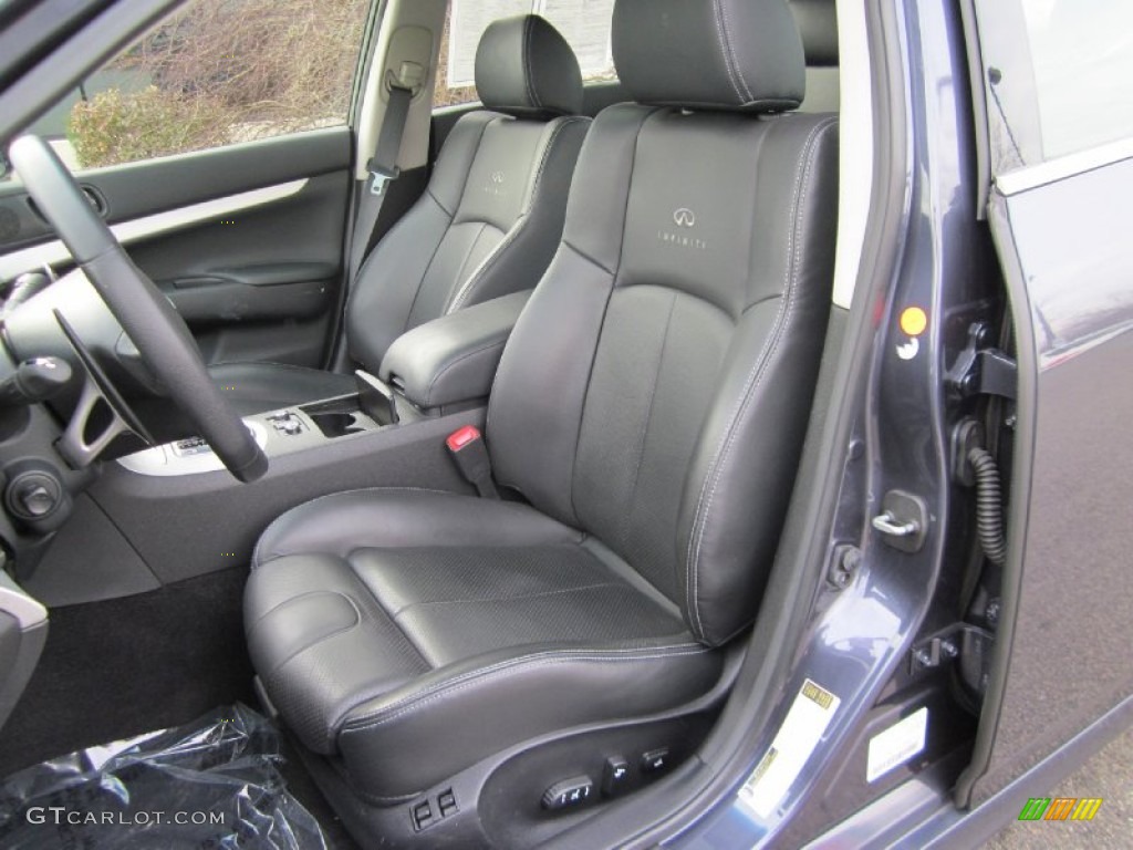 Graphite Interior 2009 Infiniti G 37 x S Sedan Photo #58083642